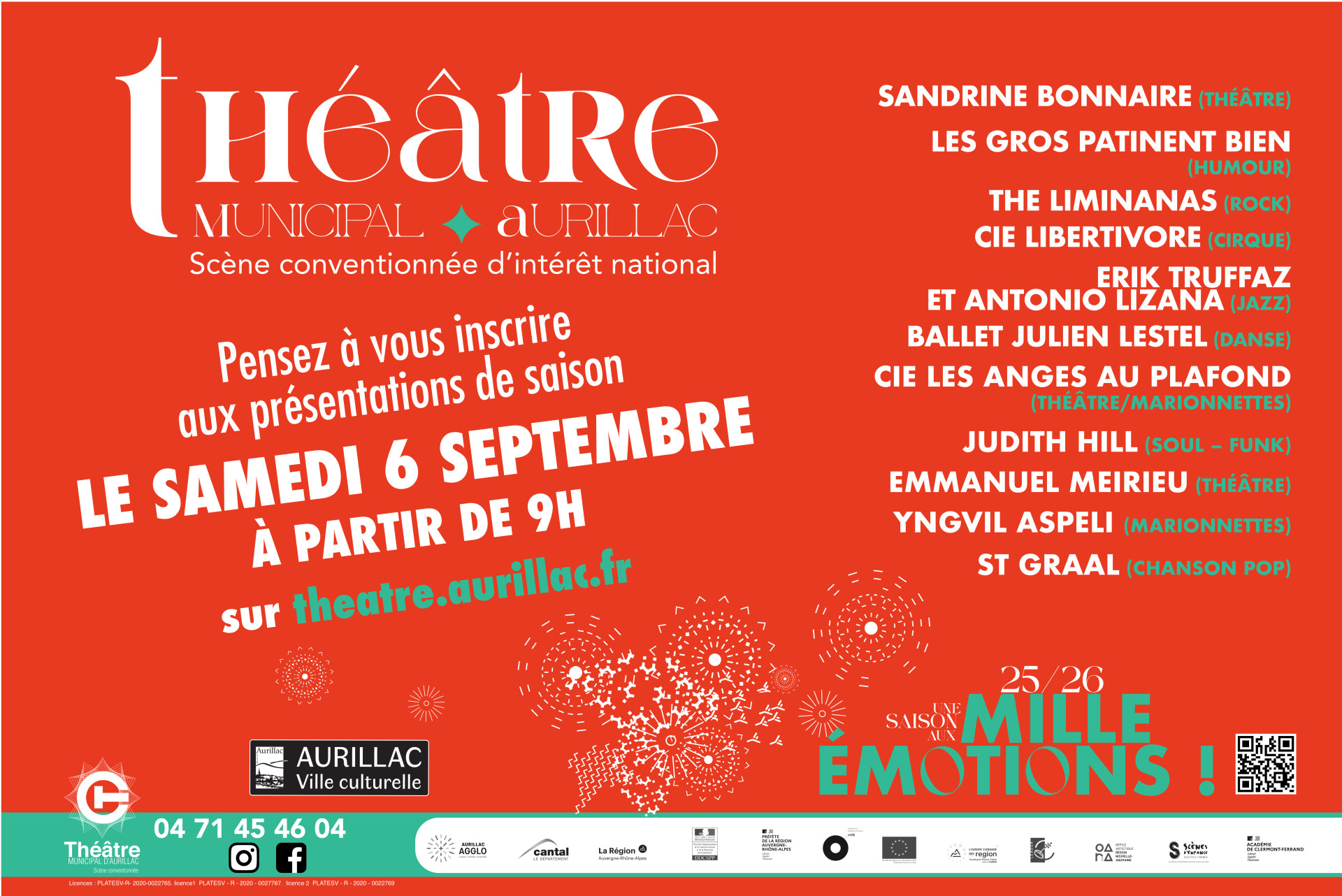 Théatre saison 2025-2026